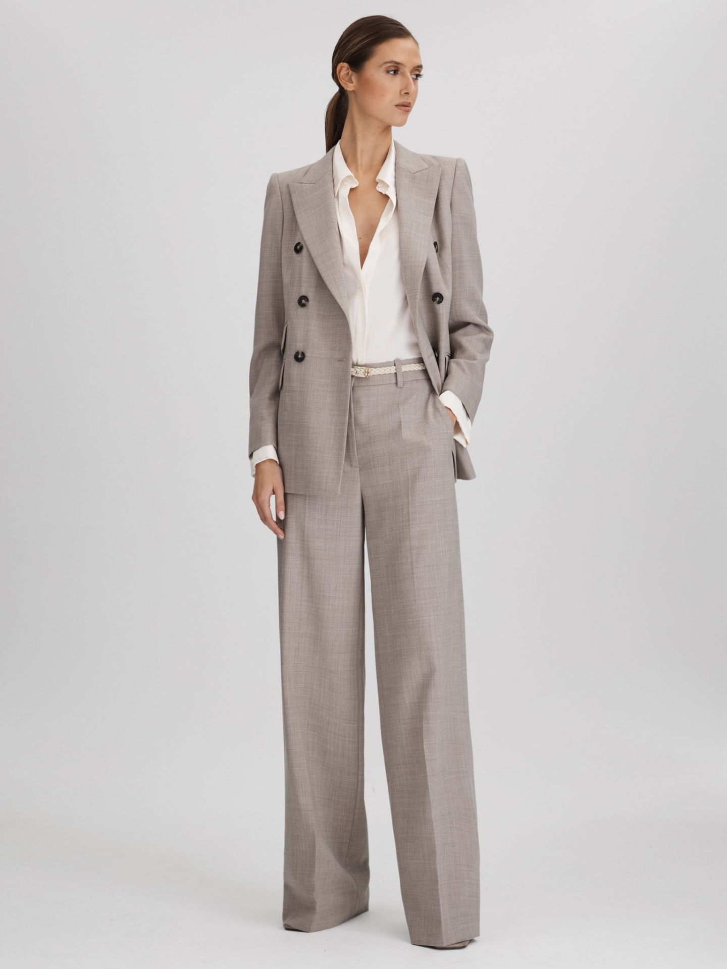 RHWBWLST01 REISS WIDE LEG TROUSERS