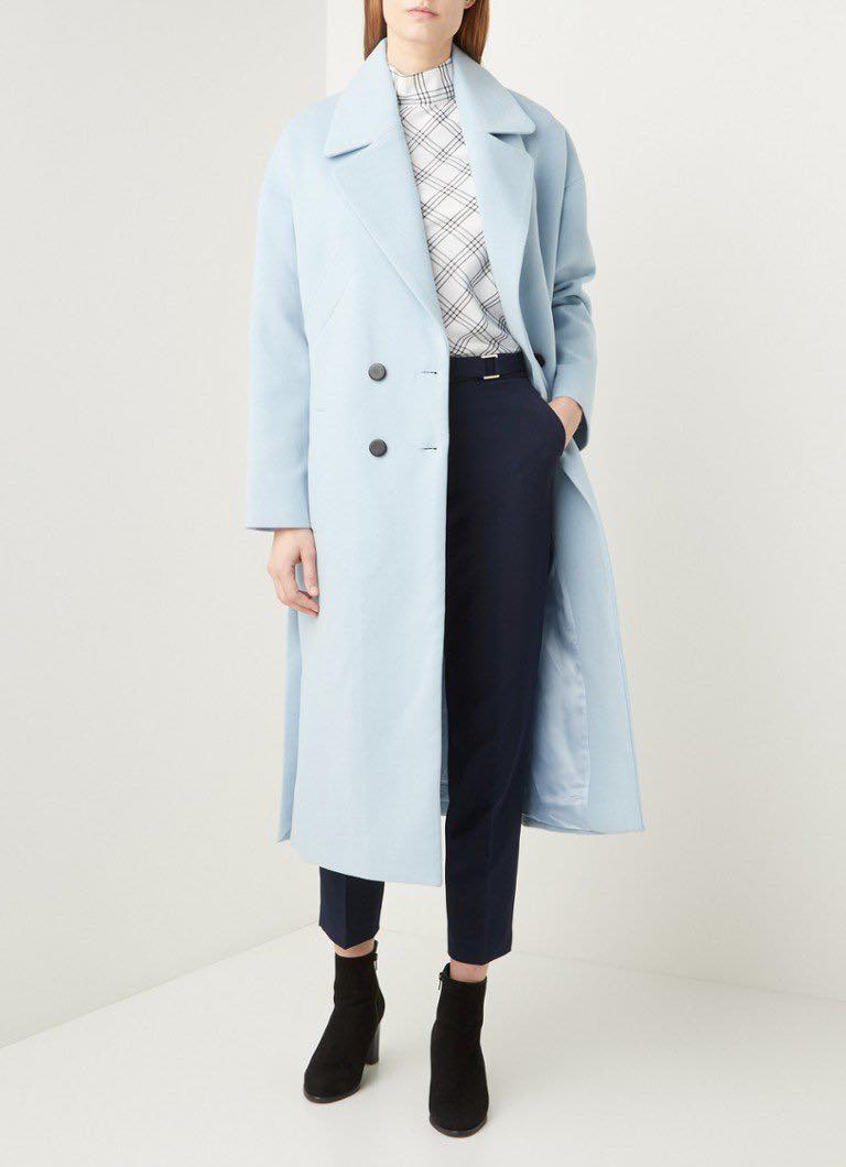 TBEDBLC01 Ted Baker London Double Breasted Longline Coat