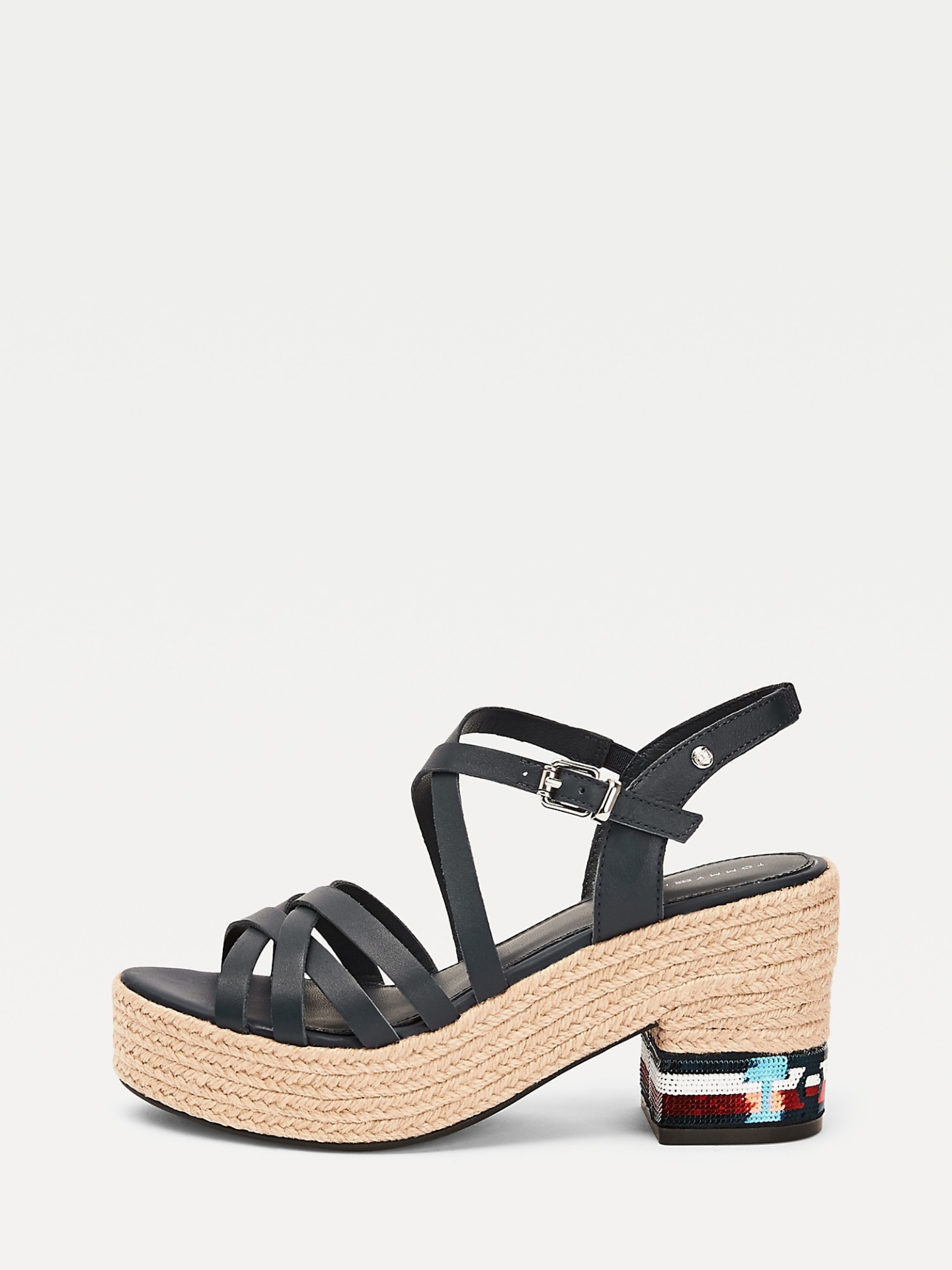 THSWS01 TOMMY HILFIGER SEQUINS WEDGE SANDAL