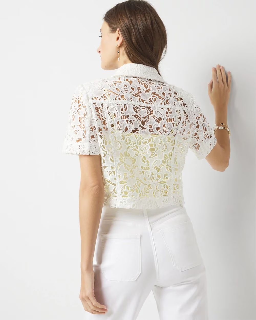 WSLJ01 WHBM Lace Jacket