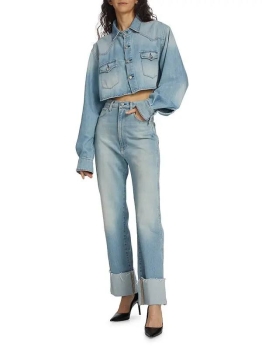 3CEHKJ01 3x1 Straight Leg Jeans