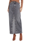 3CS01 3x1 Denim Straight Skirt