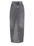 3CS01 3x1 Denim Straight Skirt