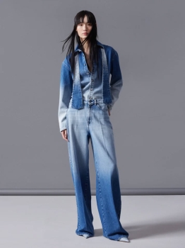 3FJ01 3x1 Wide Leg Jeans