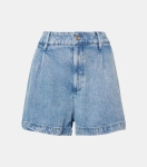 7FAMPS01 7 For All Mankind Pleated Short