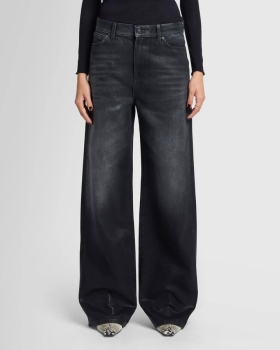 7FAMSOS01 7 For All Mankind Coated Wide Leg Jeans