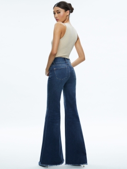 AOBJ01 Alice + Olivia Bell Bottom Jean