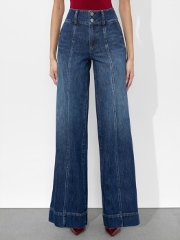 AOMWLJ01 Alice + Olivia Wide Leg Jean