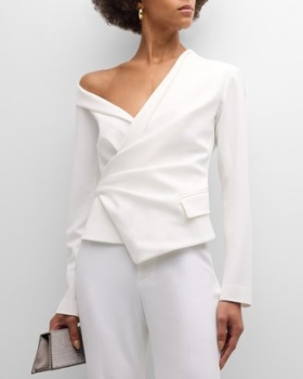 AST01 A.L.C. Gathered Blazer Top