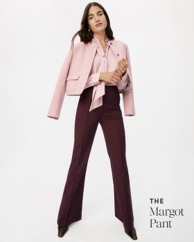 ATCNJ01 Ann Taylor Crew Neck Jacket