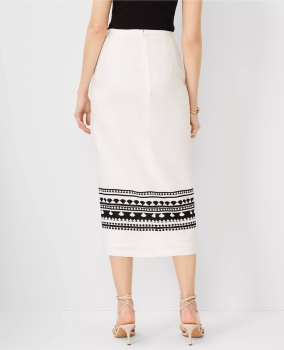 ATGBLBWMS01 Ann Taylor Wrap Midi Skirt