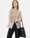 ATHSHJ01 Ann Taylor Houndstooth Jacket
