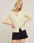 ATLBAC01 Ann Taylor Linen Ann Cardigan