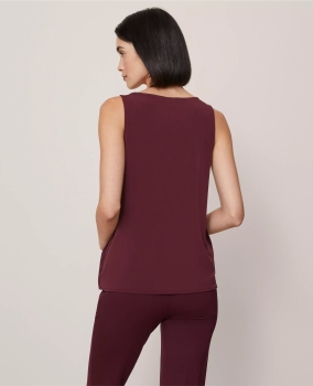 ATMMVS01 Ann Taylor Mixed V-neck Shell