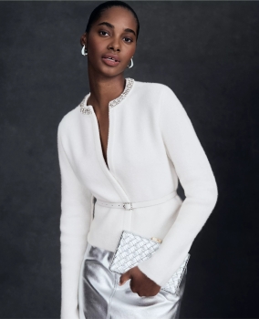 ATPECC01 Ann Taylor Embellished Cardigan