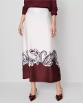 ATPSMS01 Ann Taylor Paisley Midi Skirt