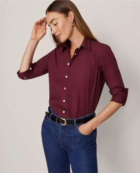 ATRPS01 Ann Taylor Poplin Shirt