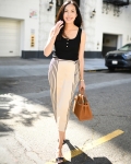 ATSWCS01 Ann Taylor Striped Column Skirt