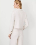 ATTCDBB01 Ann Taylor Cropped Double Breasted Blazer