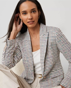ATTFB01 Ann Taylor Tweed Blazer