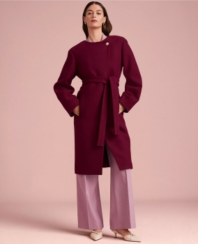 ATTWBSC01 Ann Taylor Balloon Sleeve Coat