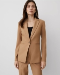ATTWPISS01 Ann Taylor Seasonless Stretch Blazer & Wide Leg Trouser