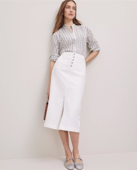 ATWCDMS01 Ann Taylor Weekend Denim Skirt