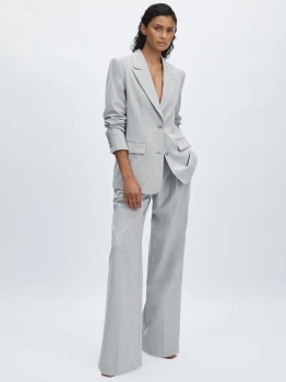 GAESOB01 Good American Essential Suiting Blazer & Suiting 90s Pleated Trousers