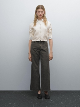 MD1CCC01 Massimo Dutti Cable Knit Cardigan