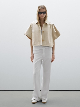 MD1CSOC01 Massimo Dutti Flowing Open Cape