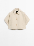 MD1CSOC01 Massimo Dutti Flowing Open Cape