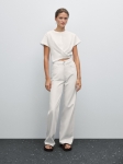 MD1CTWTD01 MASSIMO DUTTI TIE DETAIL T-SHIRT