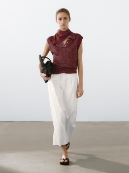 MD1LFKT01 MASSIMO DUTTI RELAXED TOP