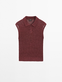 MD1LFKT01 MASSIMO DUTTI RELAXED TOP