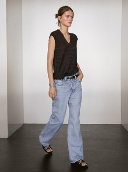 MD1LFKT02 Massimo Dutti Fine Knit Top