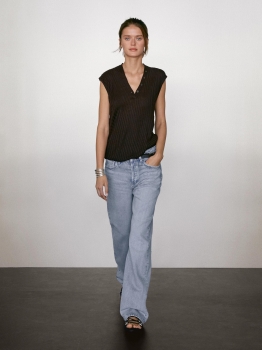 MD1LFKT02 Massimo Dutti Fine Knit Top