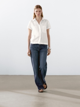 MD1LSSS01 Massimo Dutti Linen Shirt