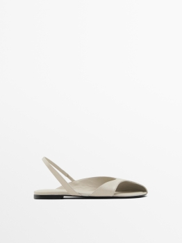 MDABF01 Massimo Dutti Asymmetric Ballet Flats