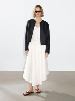 MDCBBJ01 Massimo Dutti Bomber Jacket