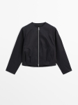 MDCBBJ01 Massimo Dutti Bomber Jacket