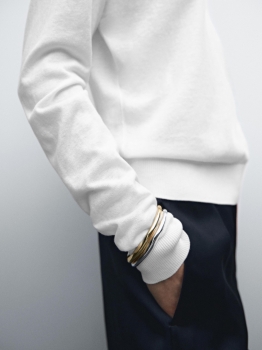 MDCBKS02 Massimo Dutti Cotton Silk Knit Sweater