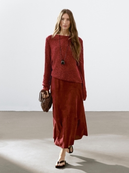 MDCSWTD01 Massimo Dutti Cutwork Sweater