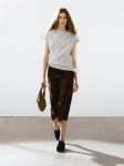 MDDNCT01 Massimo Dutti Draped Check Top
