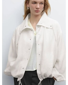 MDFBJWVD01 Massimo Dutti Flowing Voluminous Bomber Jacket