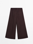 MDFCT01 Massimo Dutti Flowing Wide Leg Trousers