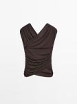 MDFCVT01 MASSIMO DUTTI CROSSOVER TOP