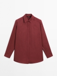 MDFLSS02 Massimo Dutti Flowing Shirt
