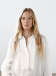 MDLCSWP01 Massimo Dutti Pintuck Lightweight Cotton Shirt
