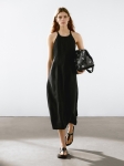 MDMDWBD01 Massimo Dutti Halter Neck Midi Dress