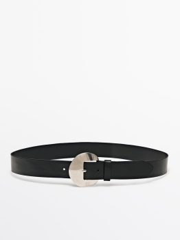 MDNLBWAB01 Massimo Dutti Ameva Buckle Leather Belt